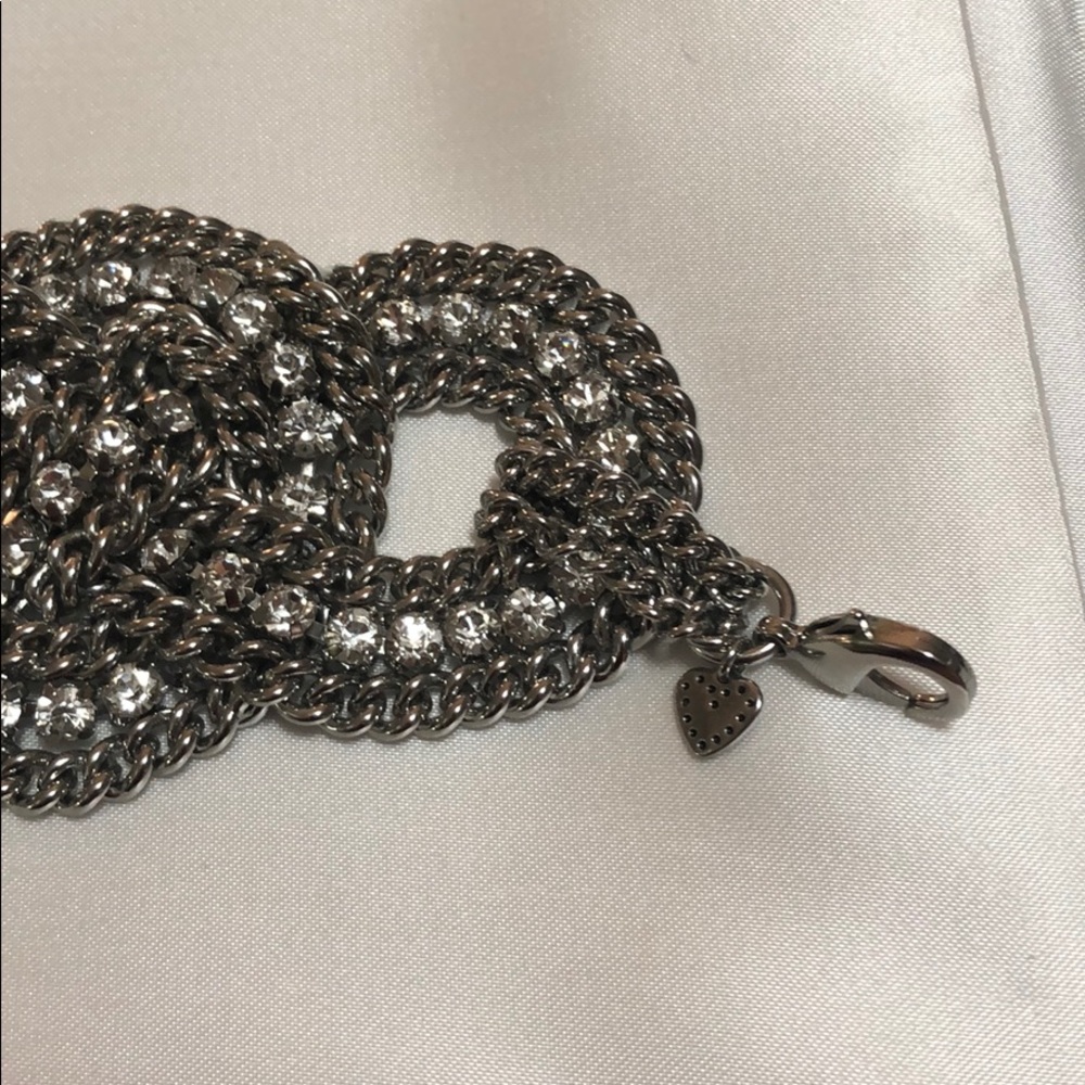Stella & Dot Silver Rhinestone Bracelet View 4